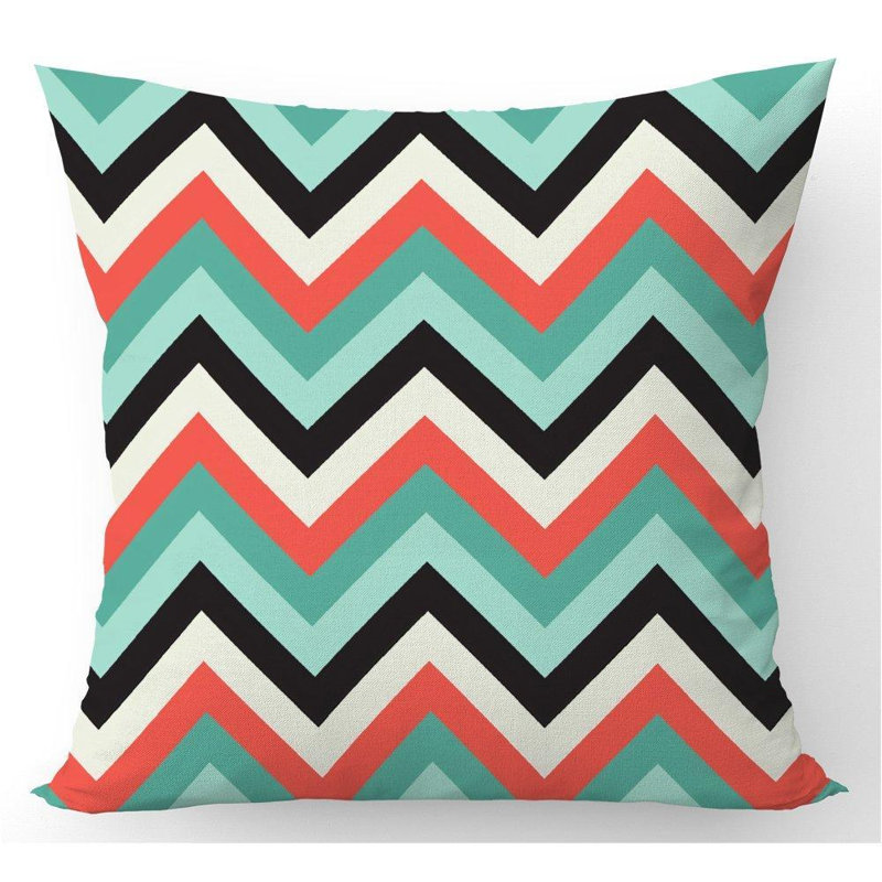 Oglethorpe Chevron Square Cushion