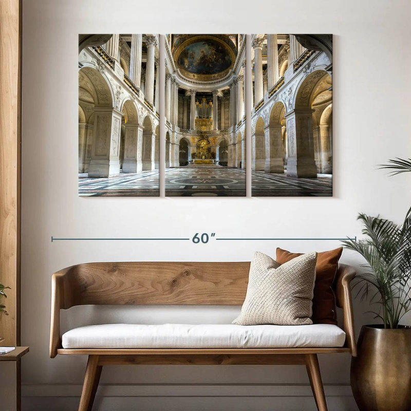 Versailles Interior, 32" H x 50" W