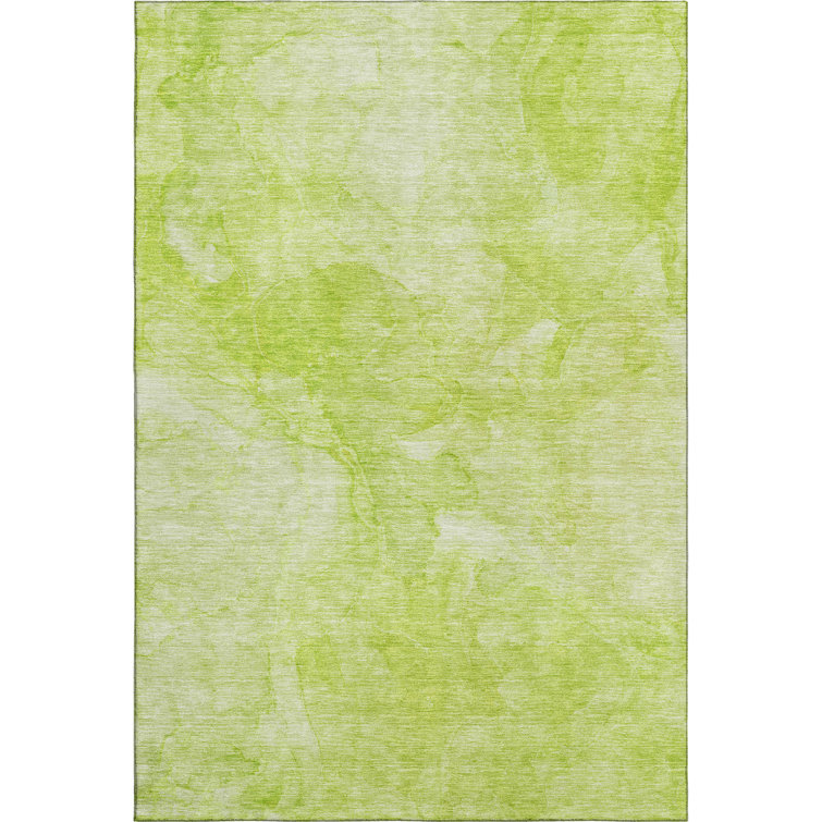 Premium Machine Washable Prisco Aloe Rug