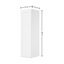 Armoire murale 18 po x 12 po x 42 po facile à assembler Camlock-138802072