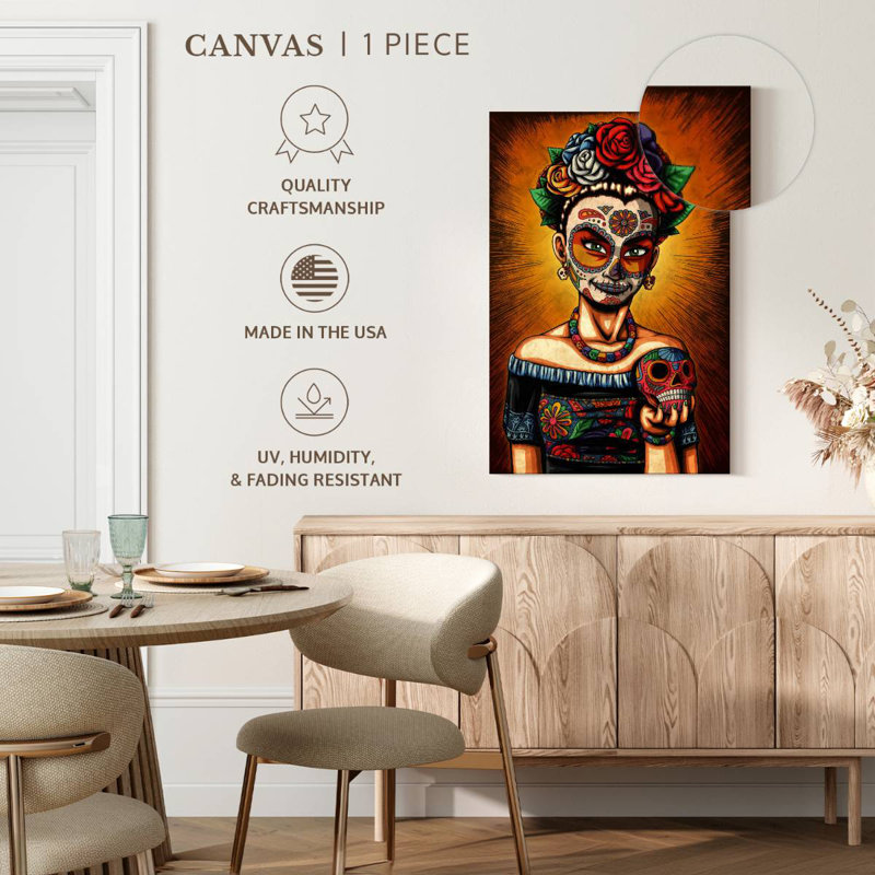 Lelend Skull Rita, 51" H x 34" W