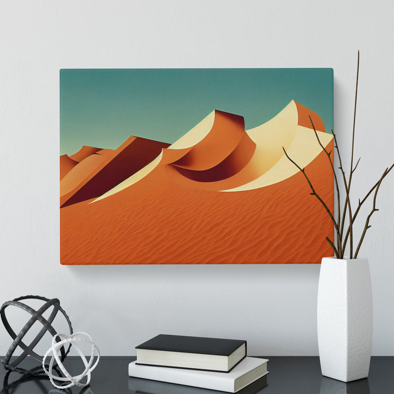 Desert Sand Dunes - Wrapped Canvas, 35cm H x 50cm W x 3cm D