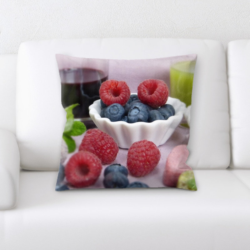 Coussin décoratif fruit