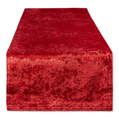 RED VELVET TABLE RUNNER 14X108