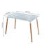 Table 115 x 75 x 75 cm, table à manger, table de bureau, table basse