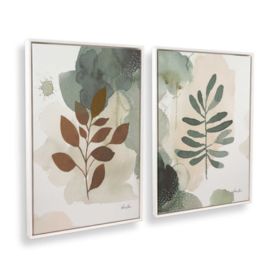 Harmonic Leaves Duo I Set of 2