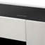 OneConcept 110cm W Silver Bio-Ethanol Fireplace Insert