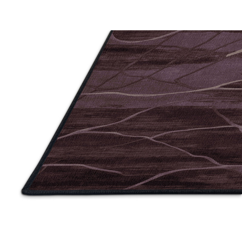 Tapis noir lavable à la machine