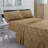 100% Cotton Queen Size Bed Sheets Set with Deep Pockets, Cozy Percale sheets with Elastic Fitted Sheet 4 Piece Bedding and Pillowcase set, Leopard Brown-1243730850-1245778749