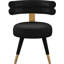 Chaise d'appoint rembourrée en velours Reimers-1441763668