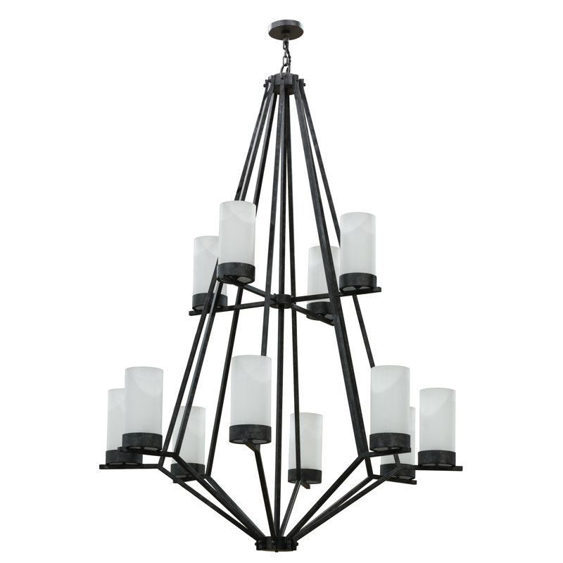 Lustre géométrique 12 lumières unique Tavistock