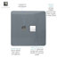 Trendi Switch 2 Gang Female TV Co-Axial & RJ45 Cat 5e PC Ethernet Sockets-117403816