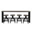 Ensemble bistro et tabouret 4 personnes Kerome-102385264