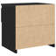 40cm W Manufactured Wood Bedside Table