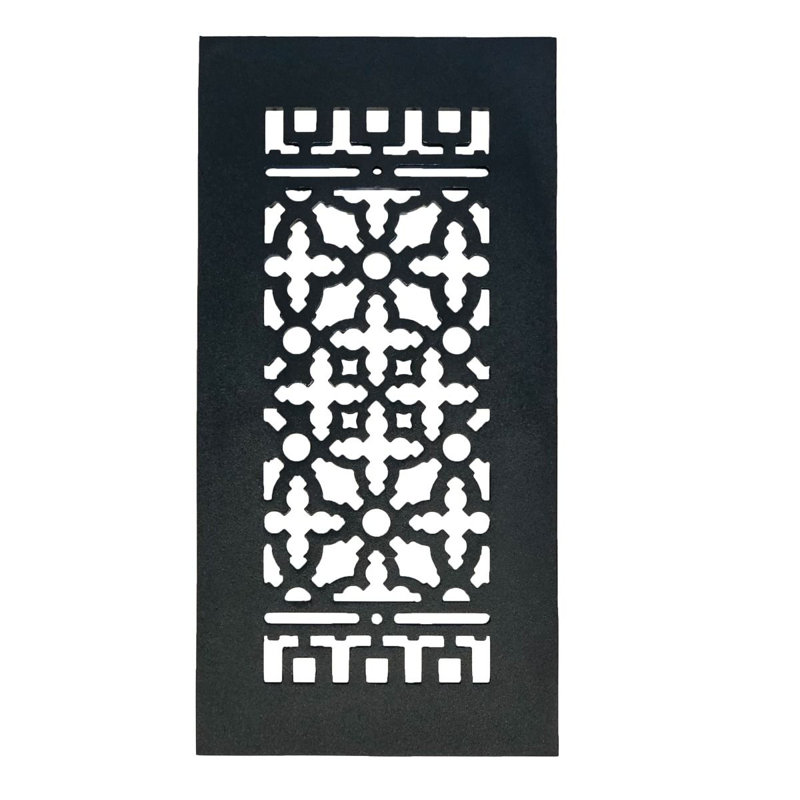 Grille 14 po x 6 po, Ouverture dans le plancher (sans trous ni vis)
