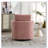 Chenille Upholstered Swivel Chair-1775418721
