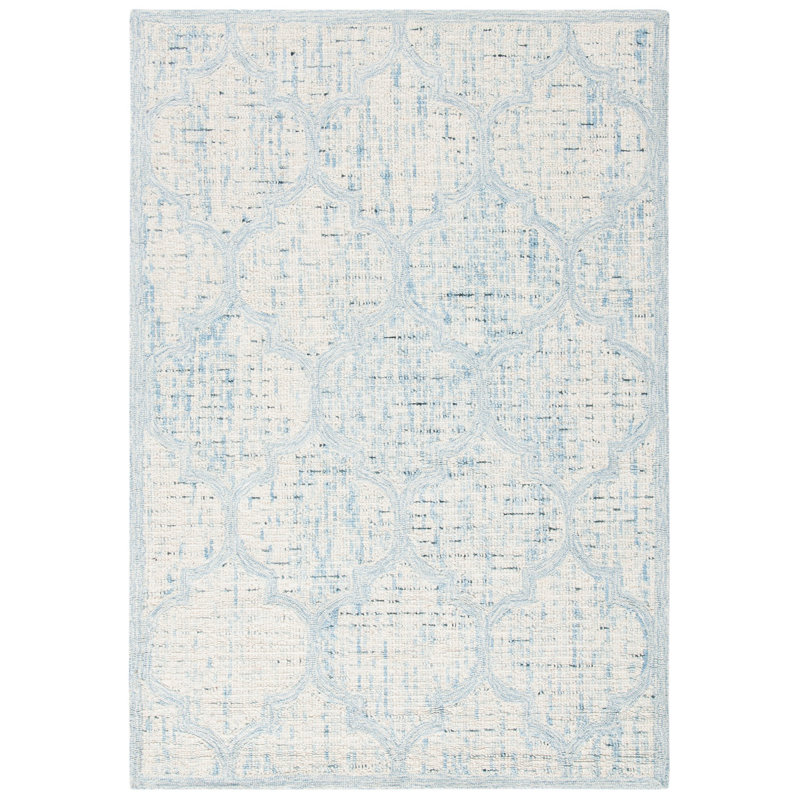 Tapis en laine touffeté à la main Swader, Rectangle 4 pi x 6 pi