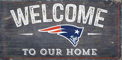 Décoration murale welcome NFL, New England Patriots
