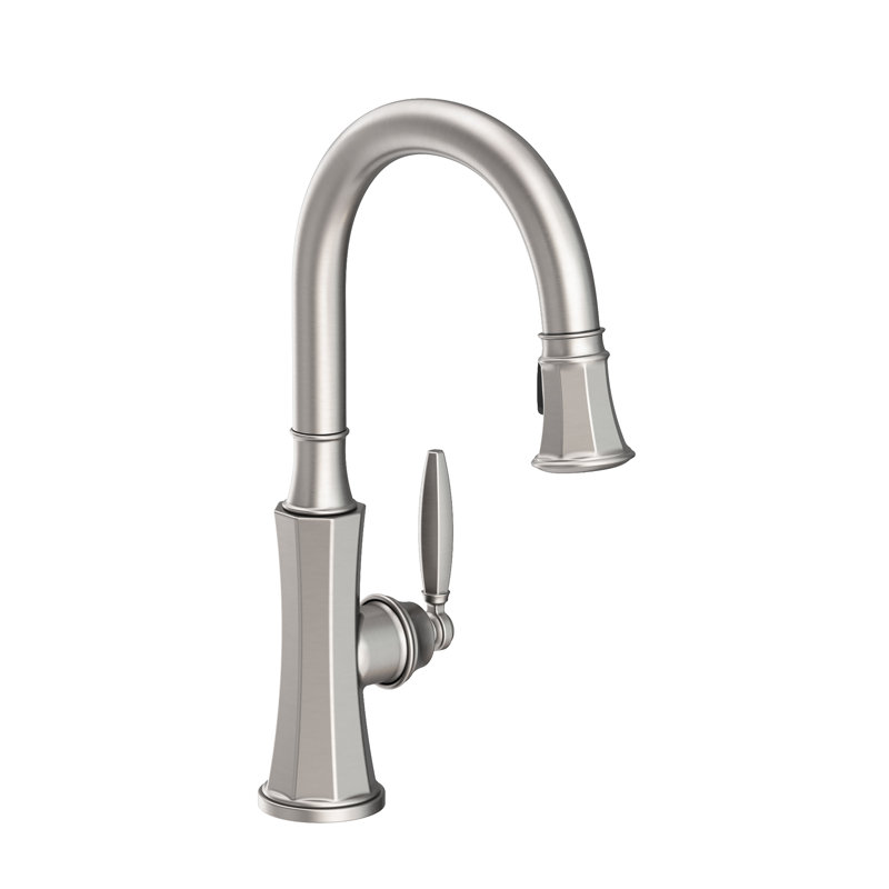 Metropole Single Handle Pull Down Kitchen Faucet, Stainless Steel (PVD)