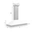 Hotte murale convertible en acier inoxydable satiné 48 po ZLINE Autograph Edition-70540347