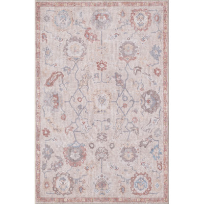 Tapis performance tissé à la machine London Royale - sable / rouille - 7 pi 6 po x 9 pi 6 po