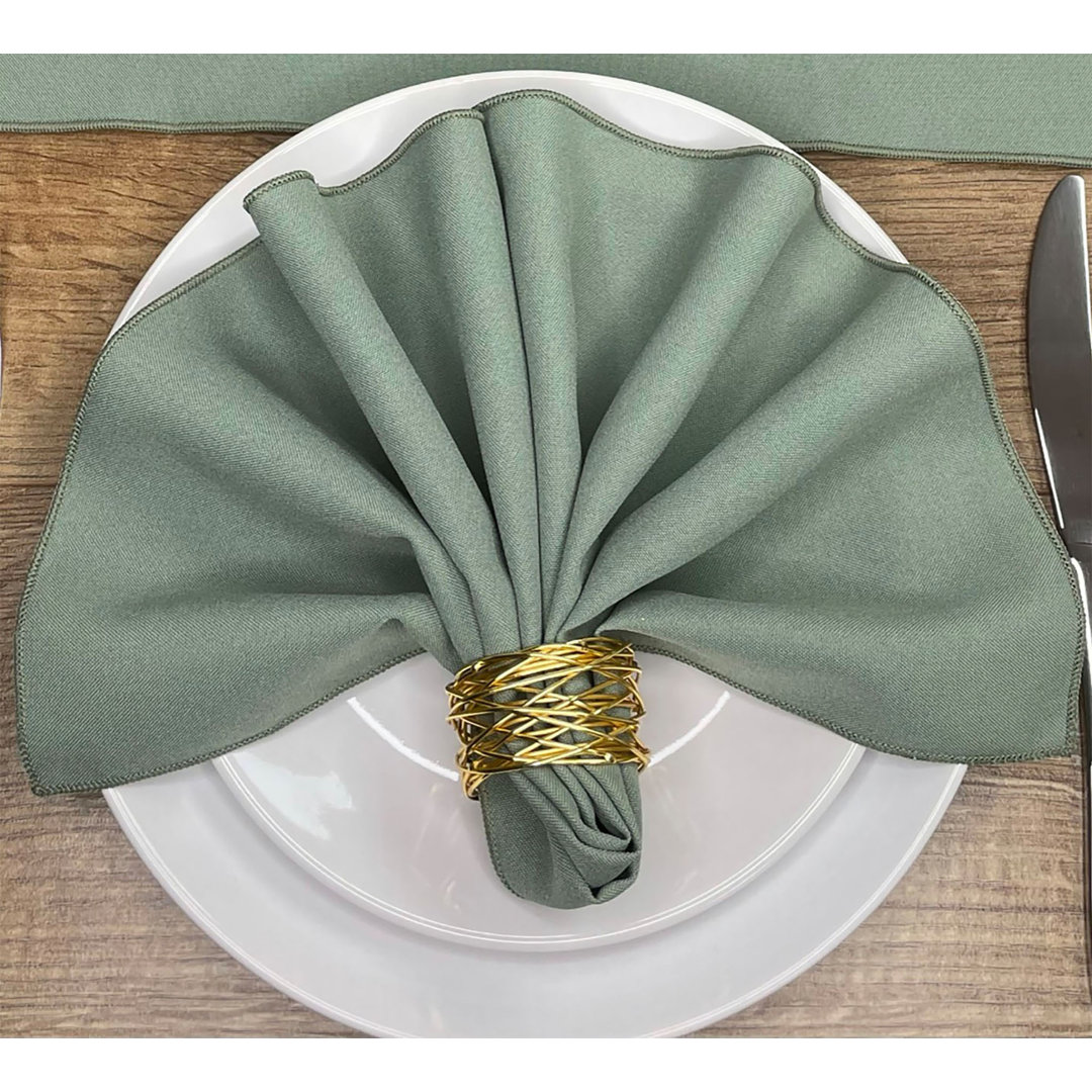 Atara Polyester Solid Colour Square Napkin