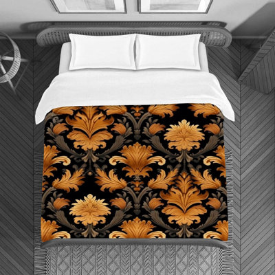Polyester Damask Duvet Cover
