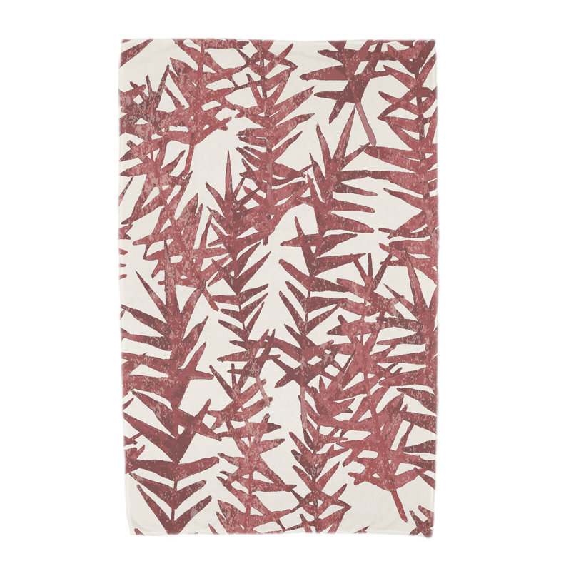 Serviette de plage en microfibre Marlow, Rouge