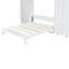 Grand lit escamotable mural avec portes de rangement, blanc-1406897002