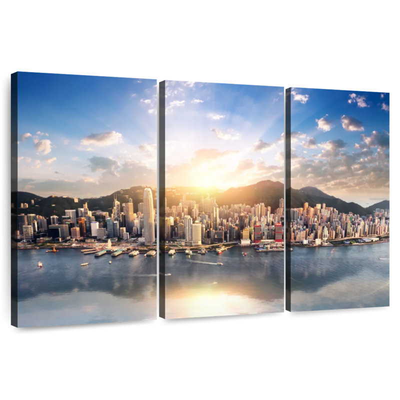 Rorry Hong Kong Sunshine, 36" H x 57" W