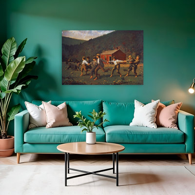 Snap The Whip Classic Abstract Contemporary Summer Landscape Wall Art Print