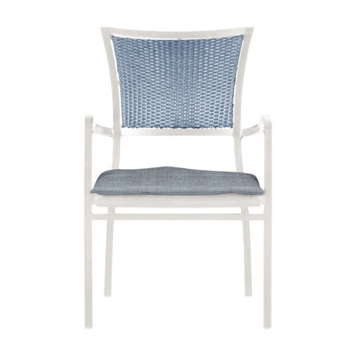 Fauteuil d'extérieur en résine tressée Aire N-Dura