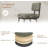Set of 2 Modern 26" Counter Height Bar Stools, Faux Leather Barstools with Back & Metal Legs for Kitchen Island-418827844