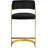Wickley Upholstered Counter Stool with Metal Frame-2076311629