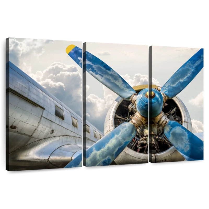 Mehar Propeller Airplane, 20" H x 33" W