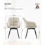 50cm H Velvet Upholstered Metal Armchair-628484737