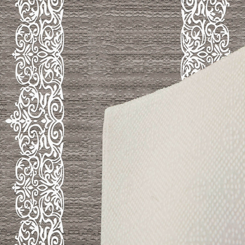 Stylish Hall Carpet (3.3 x 6.6 ft), 100% Polyester, 0.3 in Pile Height | Antibacterial, Non-Slip PVC Felt Dot Underside | Machine Washable, 3D Digital Print, Durable & Easy to Clean | Perfect for Entryway & Living Areas