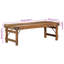 Table basse vidaXL en bois de récupération massif brun 43,31 x 21,65 x 15,75