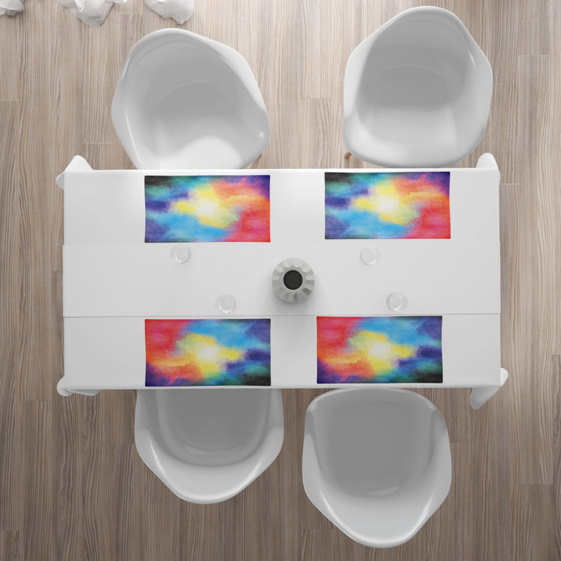 Polyester Abstract Rectangle Placemat