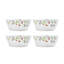 Wildflower Garden 16-Piece Lightweight Chip-Resistant Bone China Dinnerware Set, Service for 4