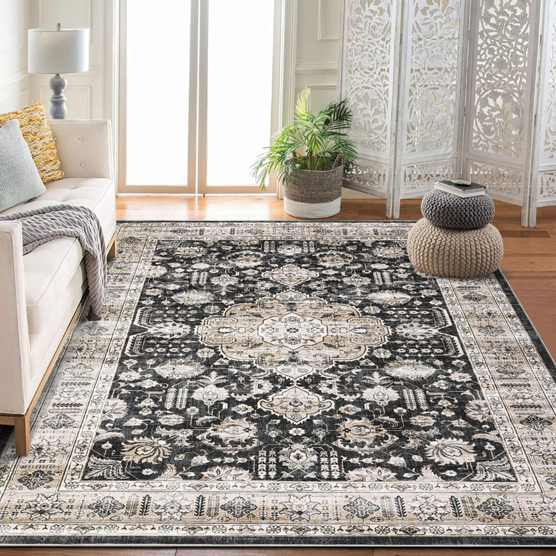 Tapis Sofije avec envers antidérapant, Rectangle 9 pi x 12 pi