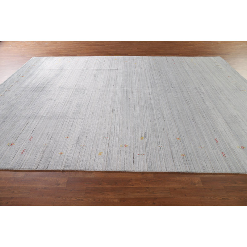 Tapis rayé Gabbeh 9 x 12