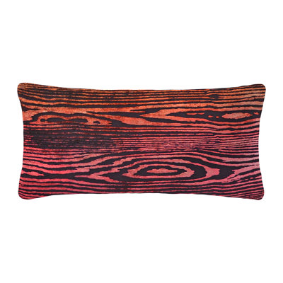 Woodgrain Rectangle Velvet Pillow Cover & Insert