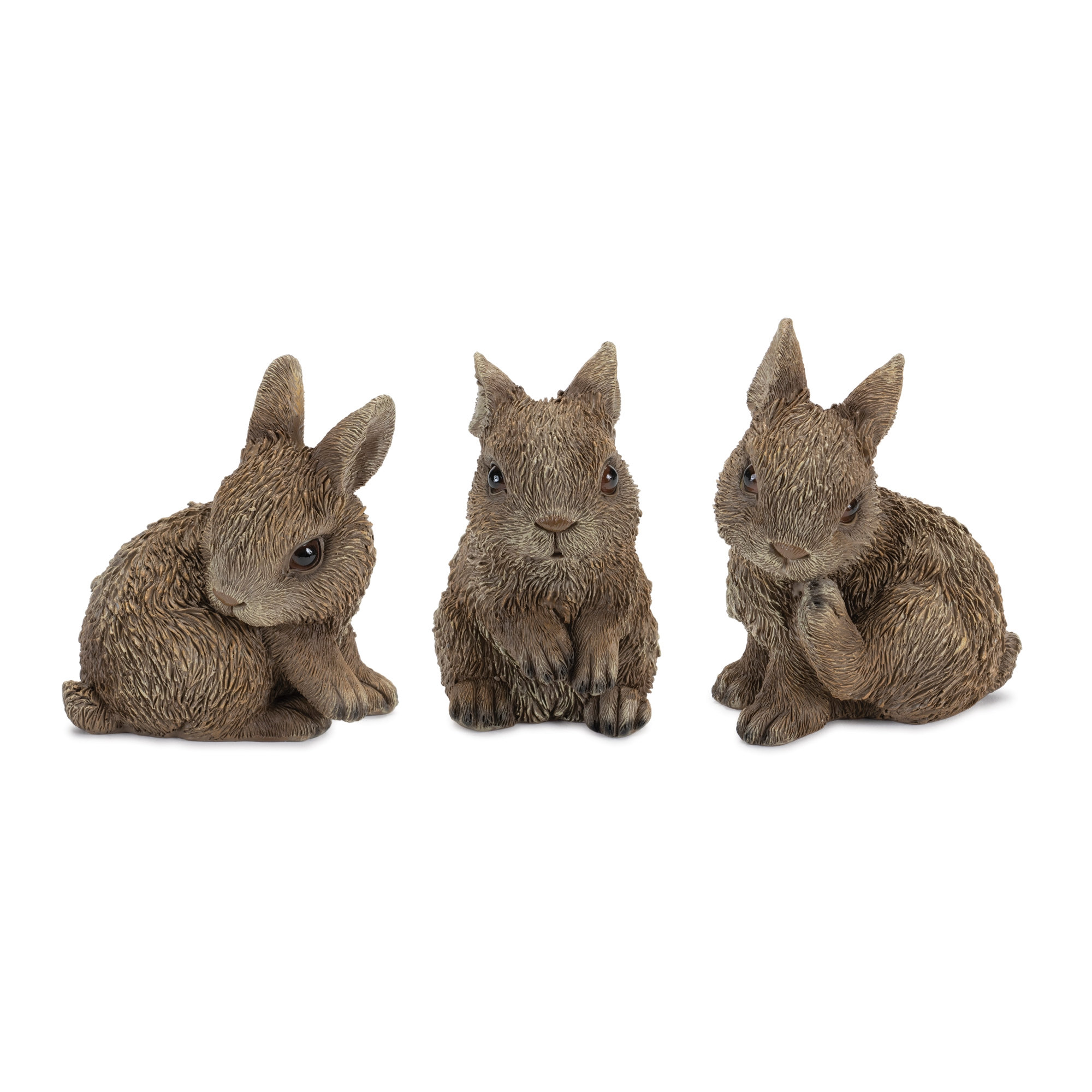 Arlmont & Co. Mini Garden Bunny Rabbit Figurine (Set of 3) & Reviews ...