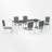 7 - Piece Extendable Dining Set-139163690-139163689