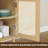Minimalist 47.2'' Modern Sideboard Buffet Cabinet With 3 Rattan Doors-1018563698