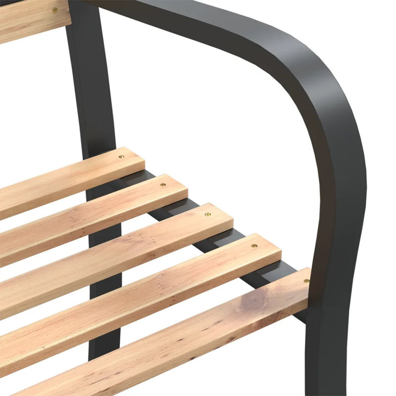 Aashia Steel Outdoor Bench