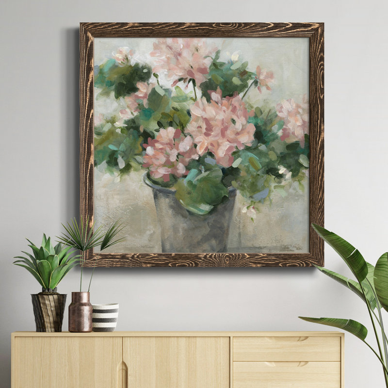 «Desert Layers», reproduction carrée sur toile, H 27,5 po x l 27,5 po x P 1,5 po, Cadre noyer