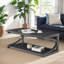 Table basse en bois massif avec rangement-2042843378