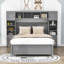 Lit plateforme double avec rangement Milpara-2085049279